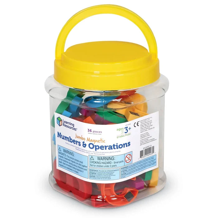 Learning Resources Jumbo Magnetic Numbers & Operations 36 pcs - ebebek - Black Friday