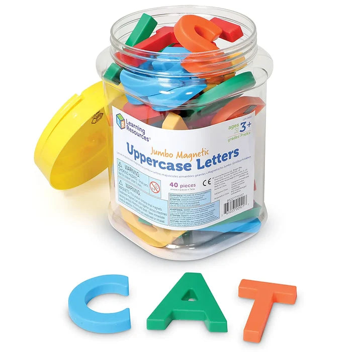 Learning Resources Jumbo Magnetic Uppercase Letters 40 pcs - ebebek - Black Friday
