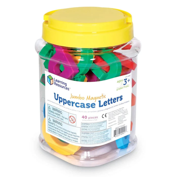 Learning Resources Jumbo Magnetic Uppercase Letters 40 pcs - ebebek - Black Friday