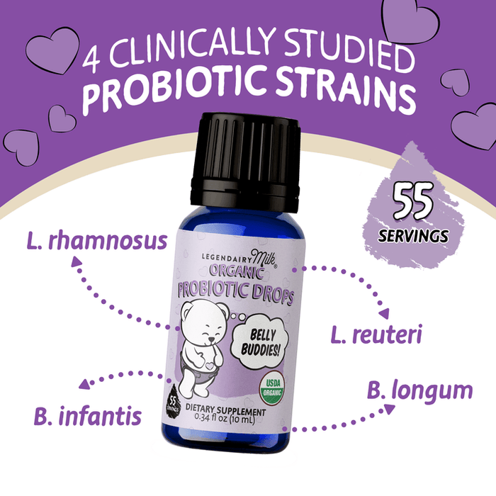 Legendairy Organic Baby and Toddler Probiotic Drops