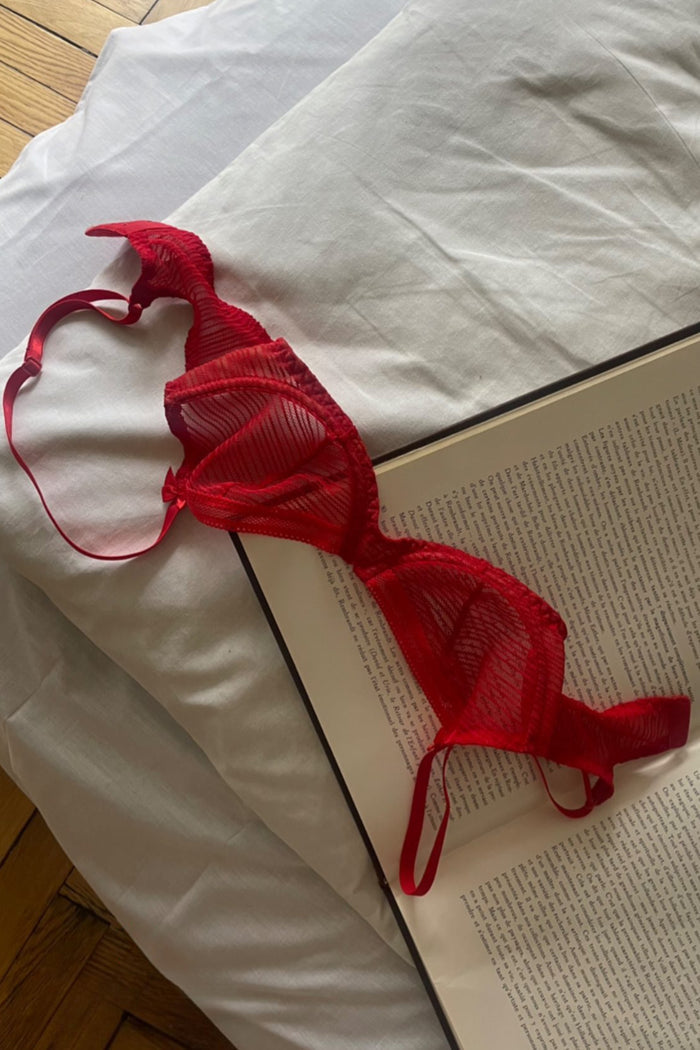Lessie Red bra
