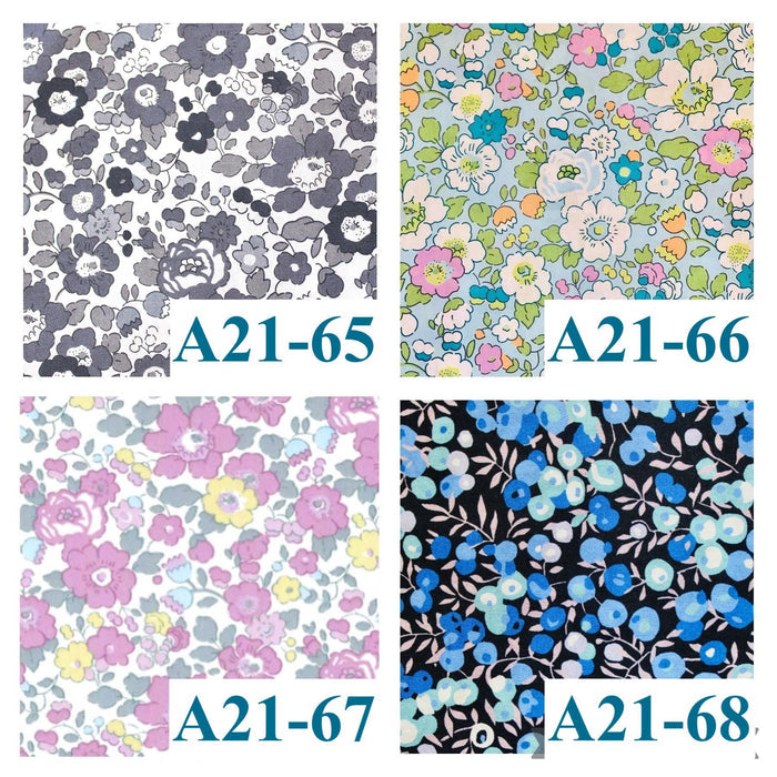 Liberty London Baby Bib Set: Floral Cotton, Organic Cotton