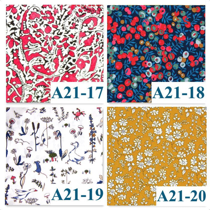 Liberty London Baby Bib Set: Floral Cotton, Organic Cotton