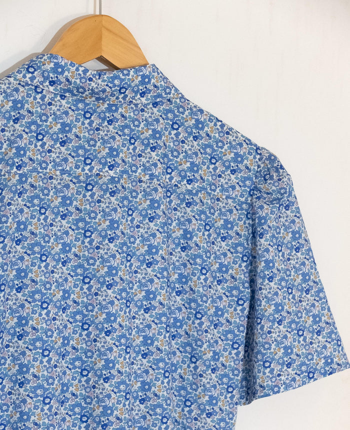 Liberty London Botanical Shirtdress, Peter Pan Collar Cotton Womenswear