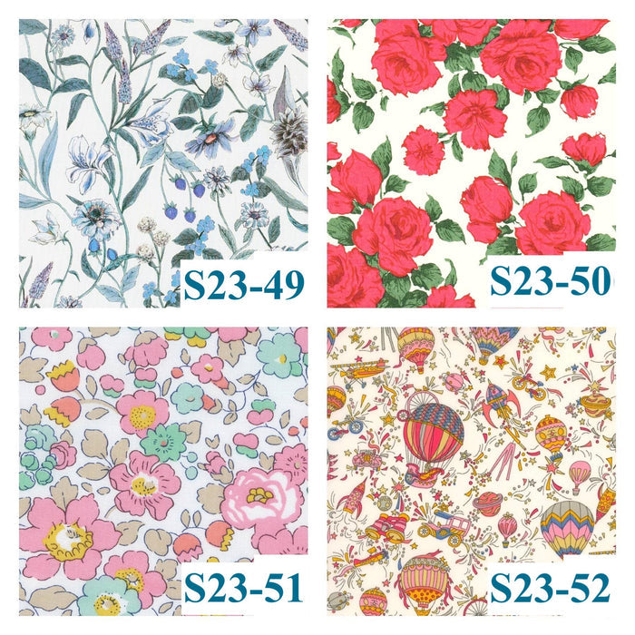 Liberty London Floral Bib Set, Organic Cotton Terry, Scallop Design