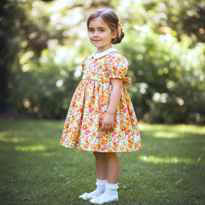Liberty London Floral Dress, Peter Pan Collar, Puffy Sleeves, Special Occasion Outfit