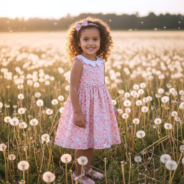 Liberty London Floral Print Dress: English Cotton Christening Gown