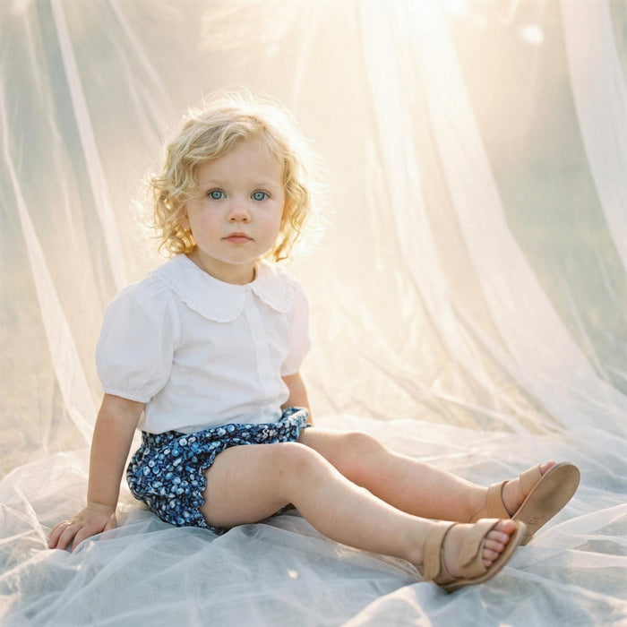 Liberty London Handmade Bloomer, Floral-print Nappy Cover, Sustainable Eco-friendly Children-wear, Personalised Tailoring Cotton Clothing