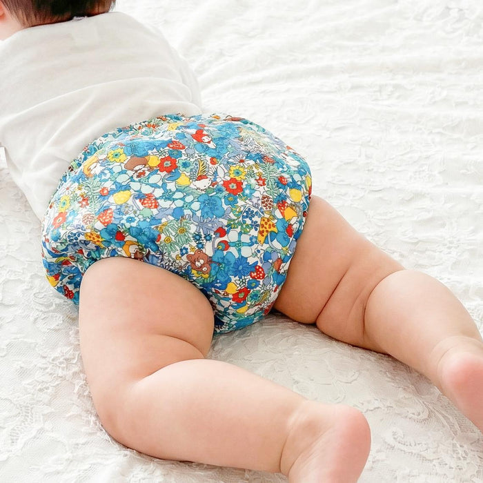 Liberty London Nappy Cover Bloomer, Handmade Children Clothing, Sustainable Ethical-wear, Personalised Bermudas, Customised Shorts