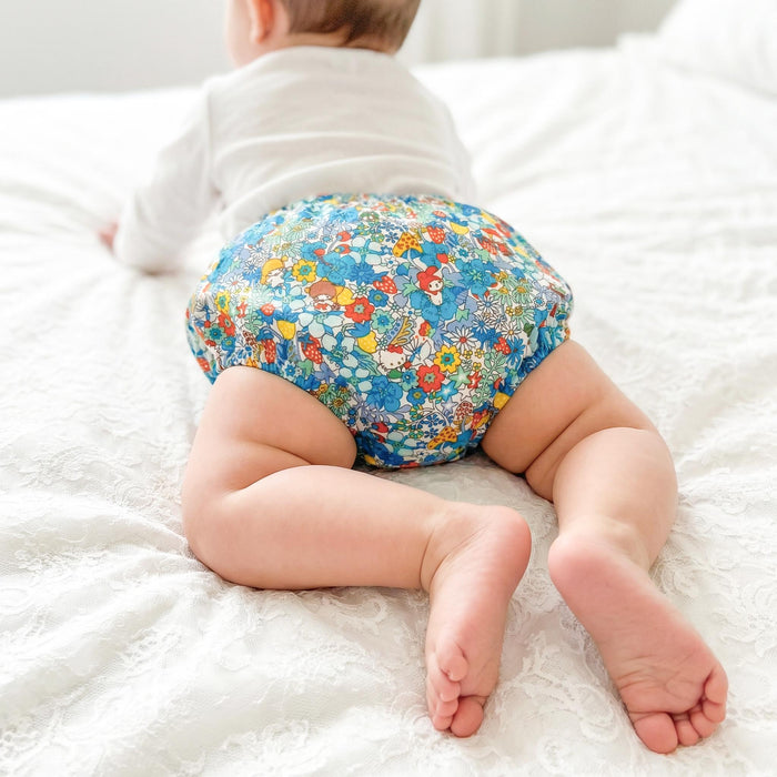 Liberty London Nappy Cover Bloomer, Handmade Children Clothing, Sustainable Ethical-wear, Personalised Bermudas, Customised Shorts