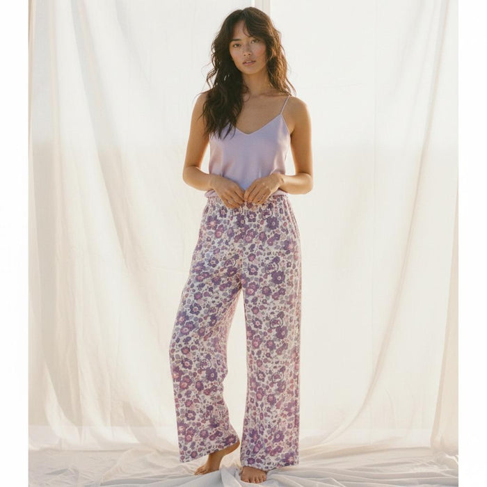 Liberty London Palazzo Trousers, Wide-legged Handmade Personalised Pants, Lightweight Cotton Loungewear Bottoms, Sustainable Clothing