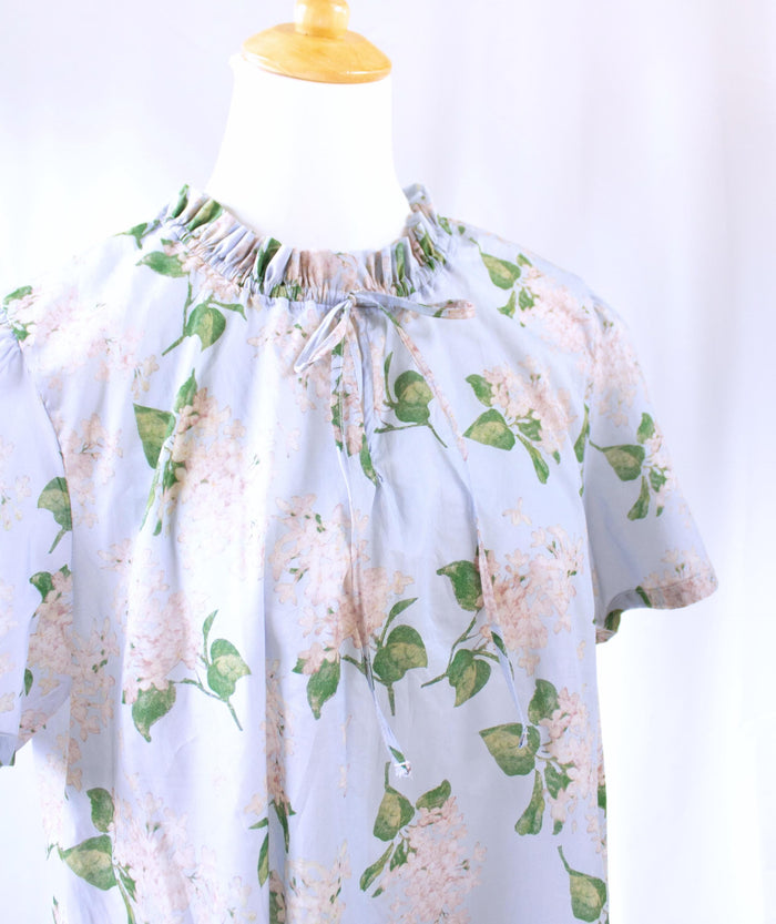 Liberty London Ruffle Collar Blouse, Handmade Tana Lawn Cotton Top