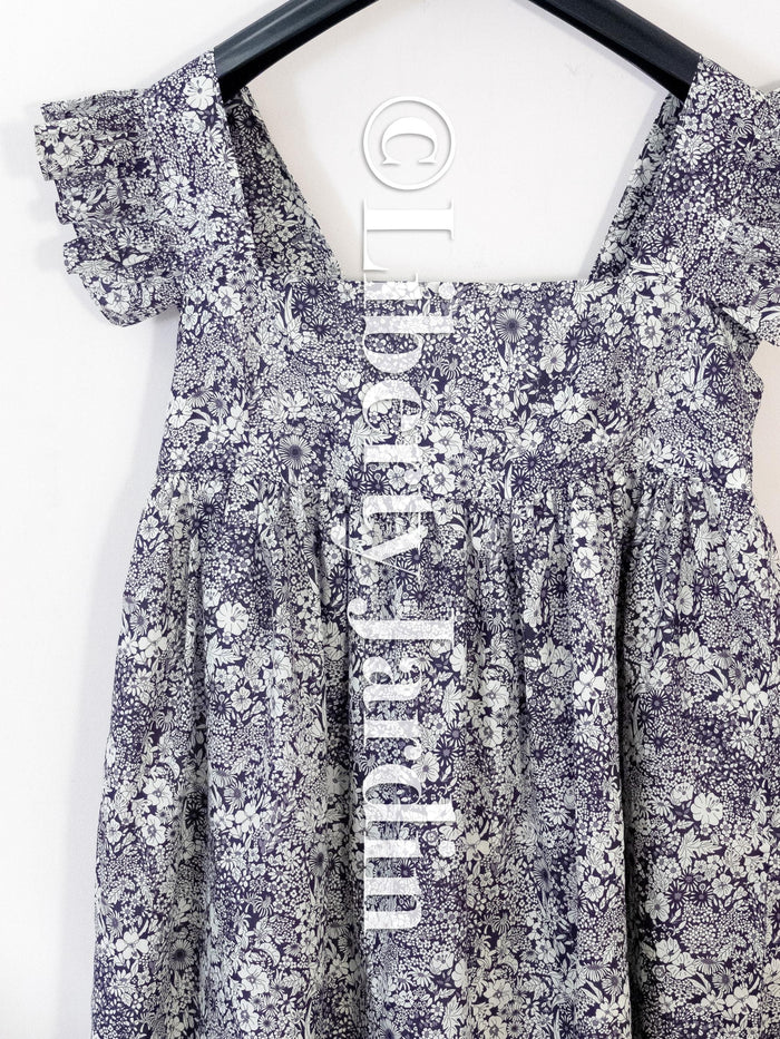 Liberty London Smock Sleeveless Sundress, Milkmaid Cottage Dress, Botanical Handmade Clothing, Bespoke Customised Womenswear,