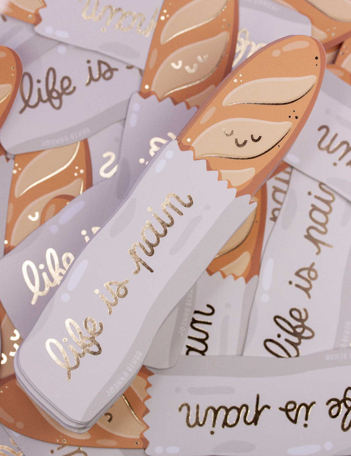 "Life is Pain" baguette Bookmark