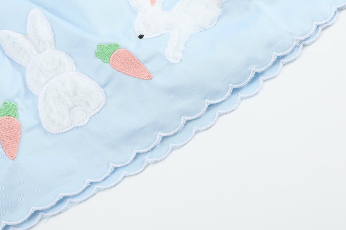 Light Blue Bunny and Flowers Dress - Lil Cactus