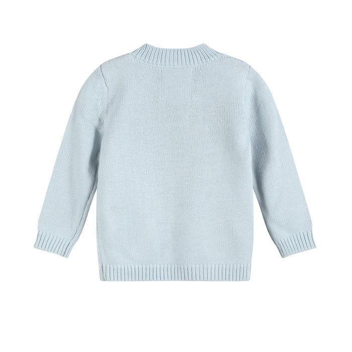 Light Blue Pumpkin Girls Cardigan - Lil Cactus