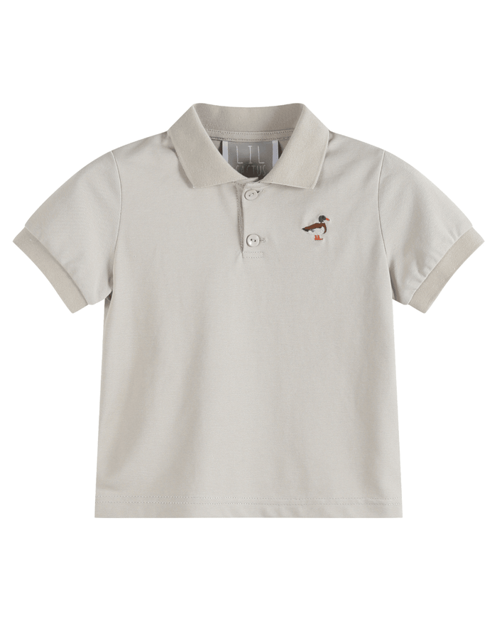 Light Brown Mallard Duck Golf Polo Shirt - Lil Cactus