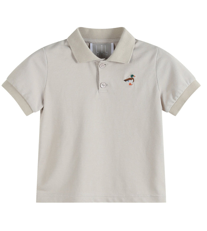 Light Brown Mallard Golf Shirt - Lil Cactus