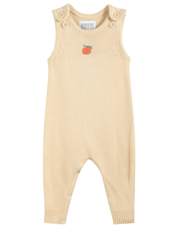 Light Brown Pumpkin Knit Romper - Lil Cactus