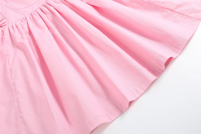 Light Pink Ruffle Jumper Dress - Lil Cactus