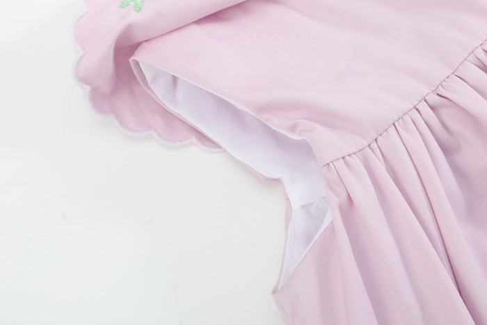 Light Purple Bunny and Flowers Dress - Lil Cactus