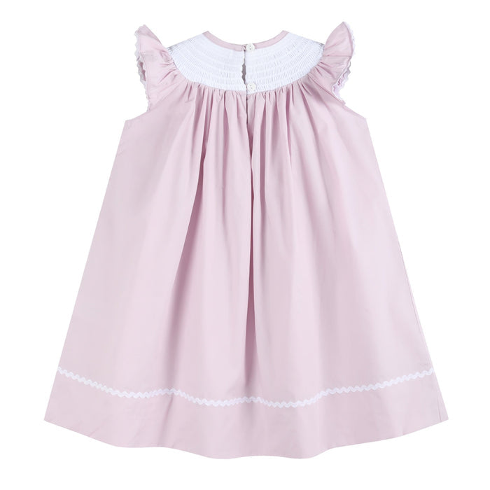 Light Purple Easter Smocked Bishop Dress - Lil Cactus