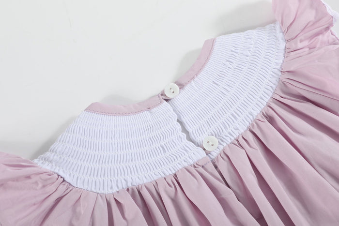 Light Purple Easter Smocked Bishop Dress - Lil Cactus