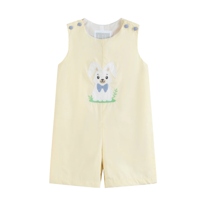 Light Yellow Bunny Shortalls - Lil Cactus