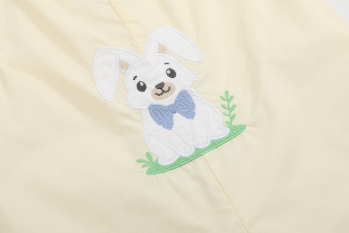 Light Yellow Bunny Shortalls - Lil Cactus