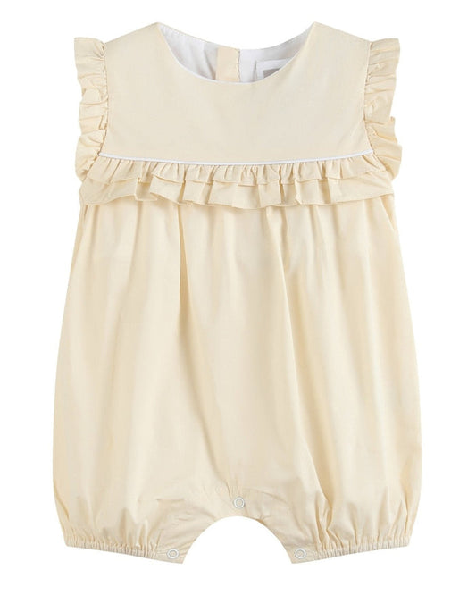 Light Yellow Ruffle Jumper Romper - Lil Cactus