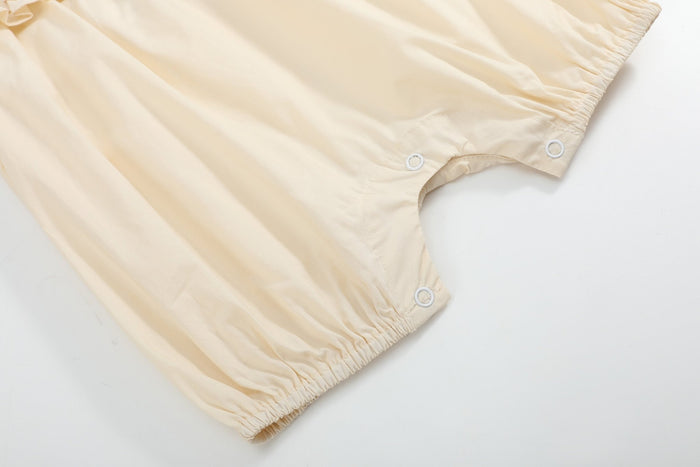 Light Yellow Ruffle Jumper Romper - Lil Cactus