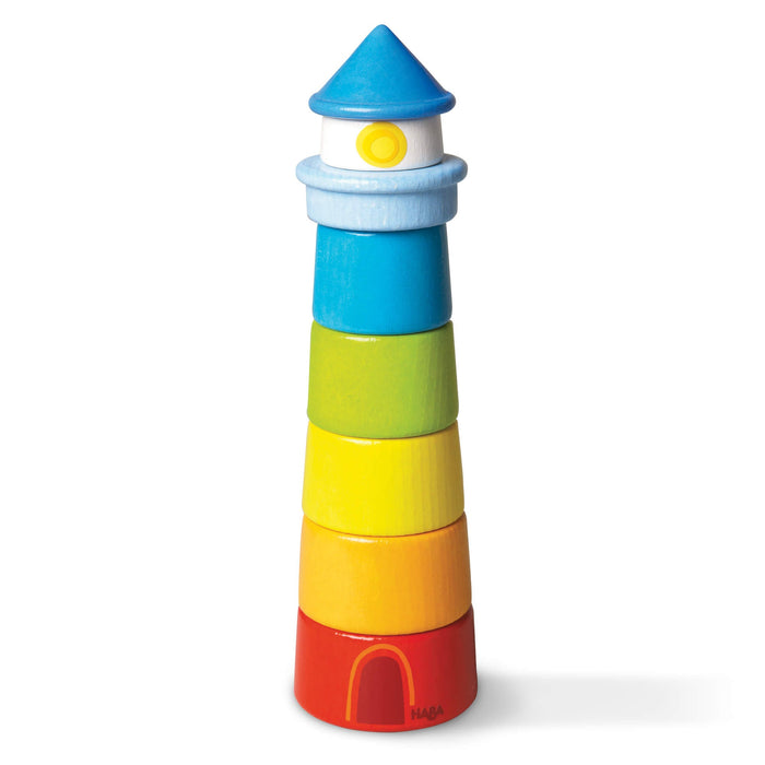 Lighthouse Wooden Rainbow Stacker - Babies in Bloom