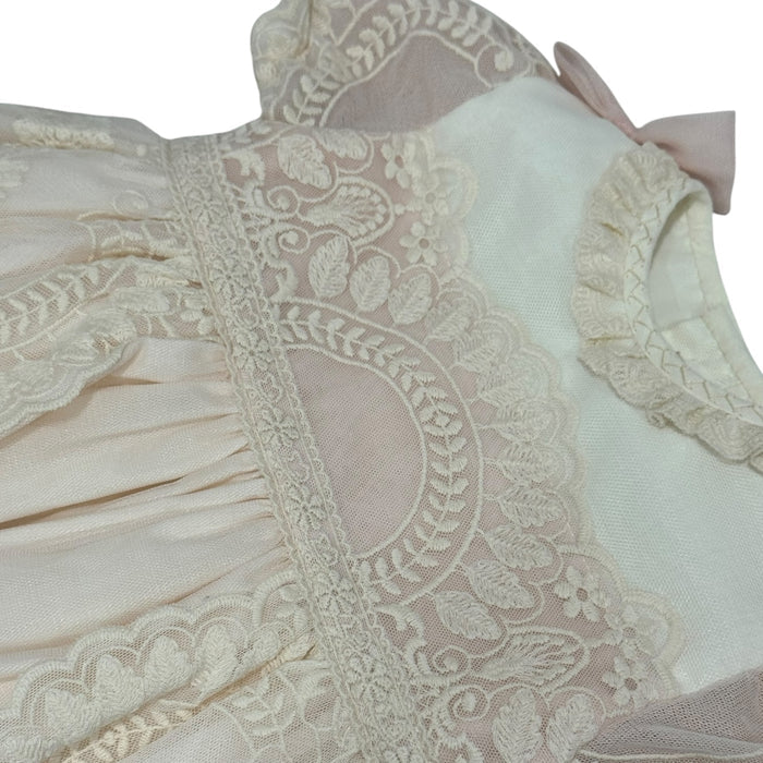 Lilibeth Light Pink/Ivory Lace 3-pc Girl Set