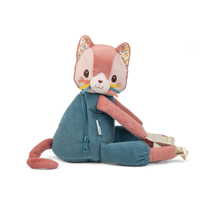 Lilliputiens Plush Backpack - Cat Jeanne - ebebek - Black Friday