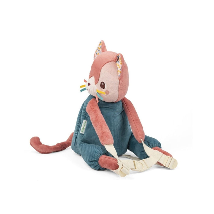 Lilliputiens Plush Backpack - Cat Jeanne - ebebek - Black Friday
