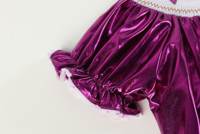 Limited Edition - Louisiana Purple and Gold Star Bishop Dress - Lil Cactus