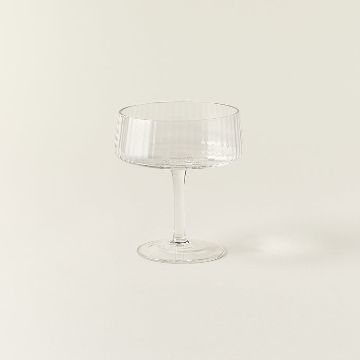 Linea Textured Coupe Glass