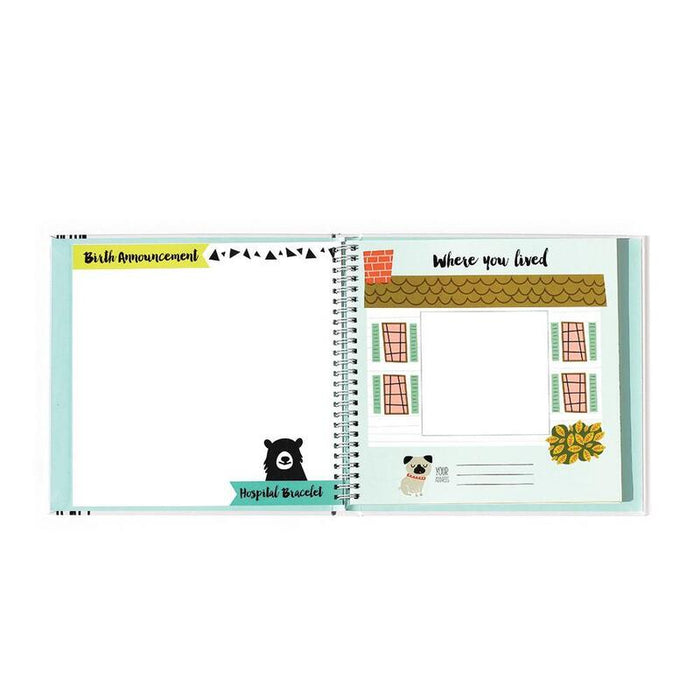 Little Animal Lover Memory Baby Book - Babies in Bloom
