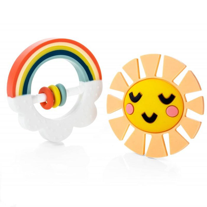 Little Rainbow Baby Teether Toy Set - Babies in Bloom