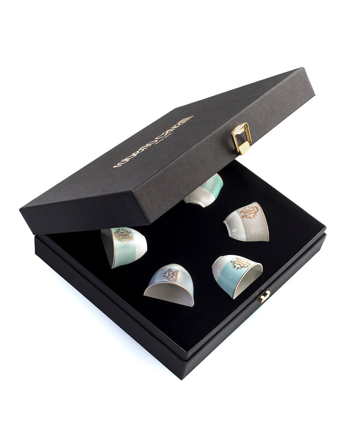 LIZZARD SUNRISE Arabic Cup Set of 6