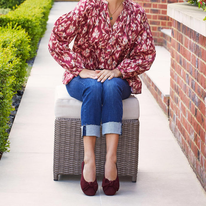 Lola: Plum Suede Shoes Sole Bliss