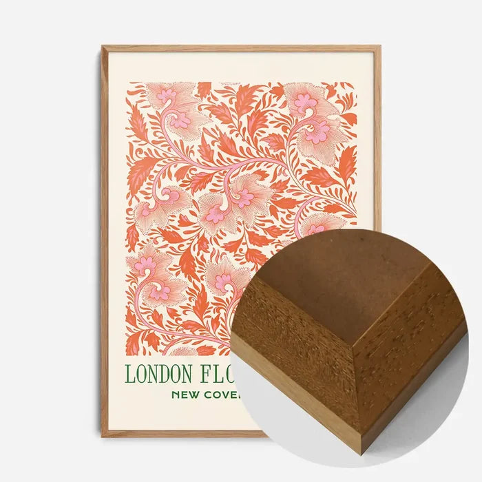 21x30cm | 8¼ x 11¾in / Oak Wood Frame