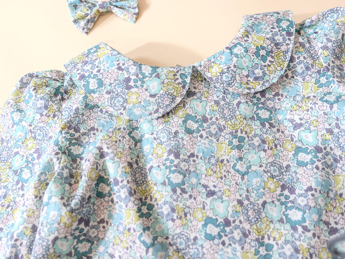 Long Sleeve Peter Pan Collar Liberty Girl Blouse