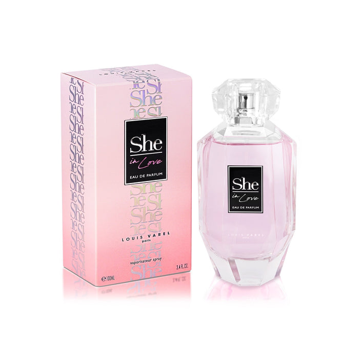 Louis Varel She In Love Eau De Parfum 100ml Spray
