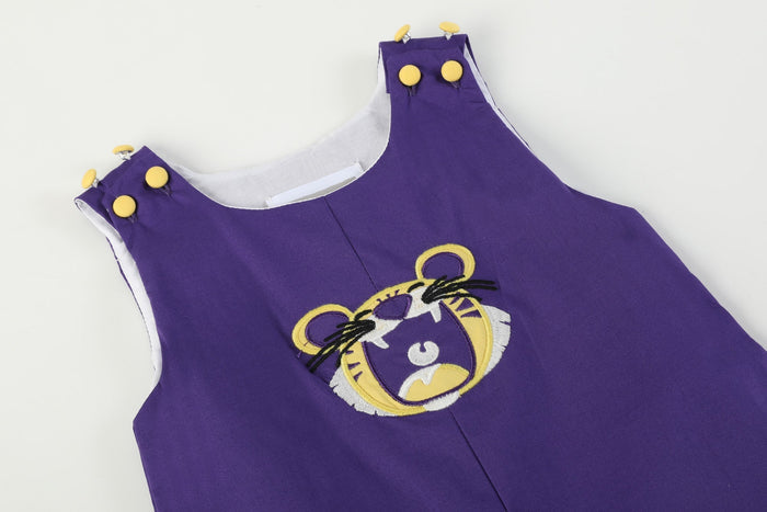Louisiana Fan Overalls - Lil Cactus