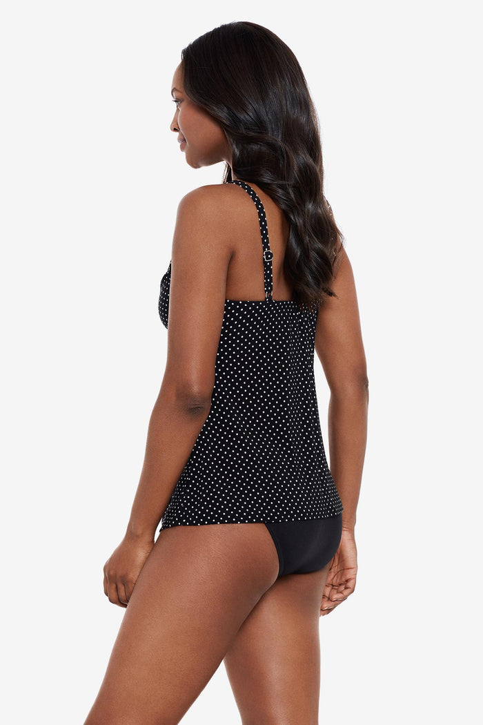 Love Knot Tankini Top in Pin Point