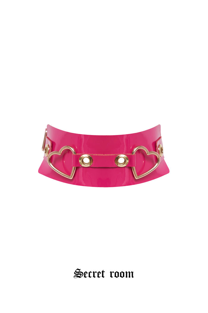 Lovers Fuchsia choker by Secret Room
