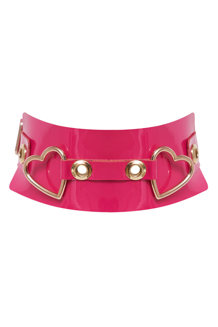 Lovers Fuchsia choker by Secret Room