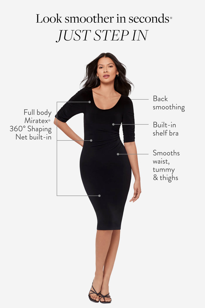 Lumi Shaping Dress in Black