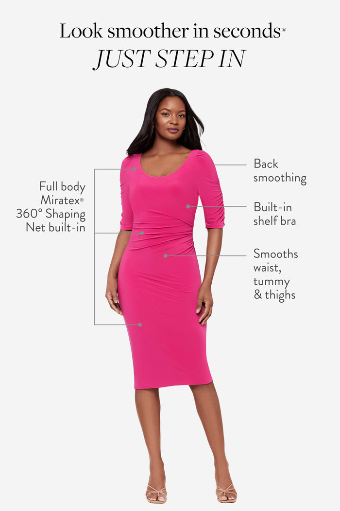 Lumi Shaping Dress in Rosso